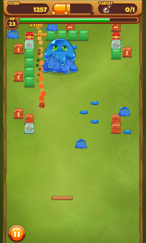 Brick Breaker Dragon Game Screenshot