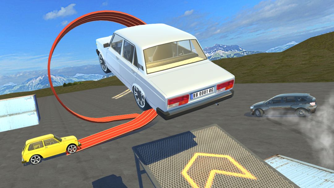 Russian Cars Simulator 게임 스크린 샷