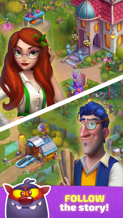 Bounceville Stories: Brick Pop Game Screenshot
