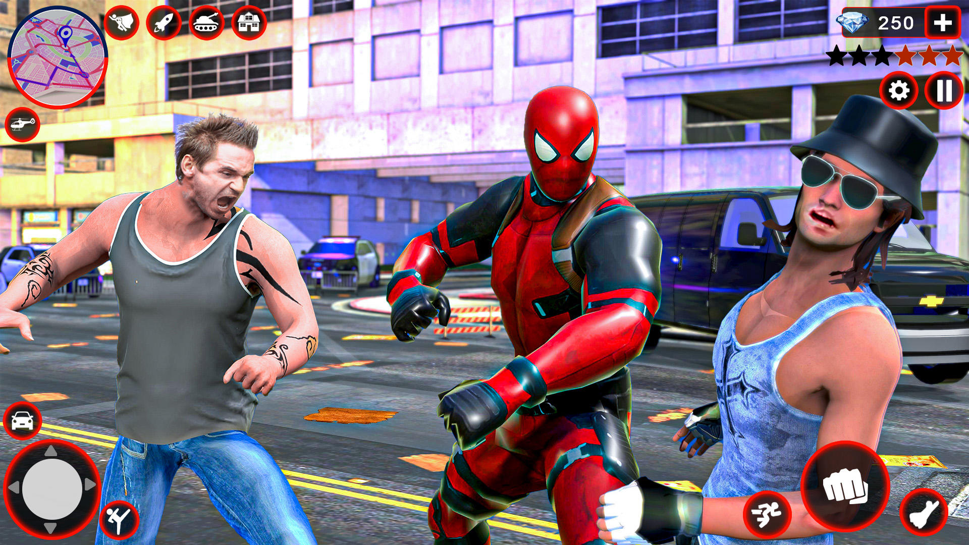 Screenshot of Spider Rope Hero Man Game