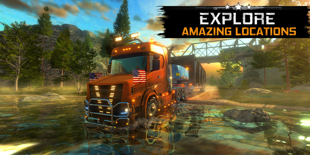 卡車模擬器：美國遊戲截圖