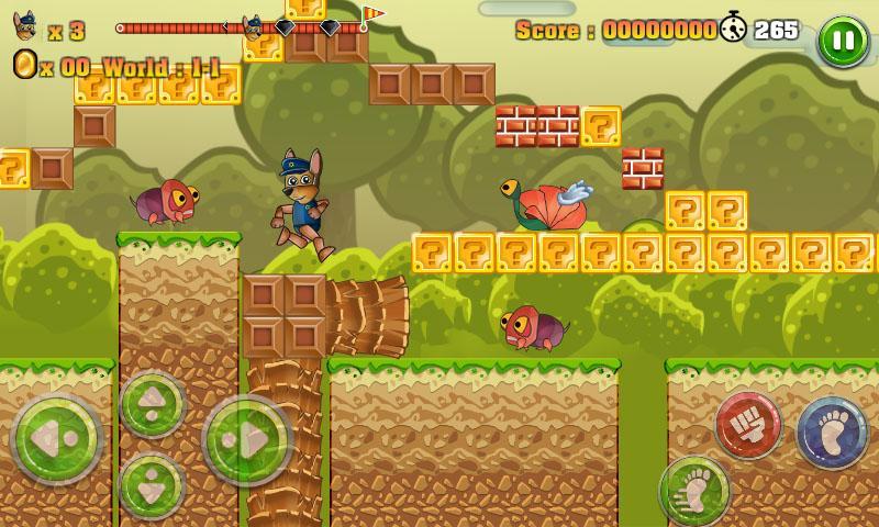 Paw Jungle Adventure Patrol 게임 스크린샷