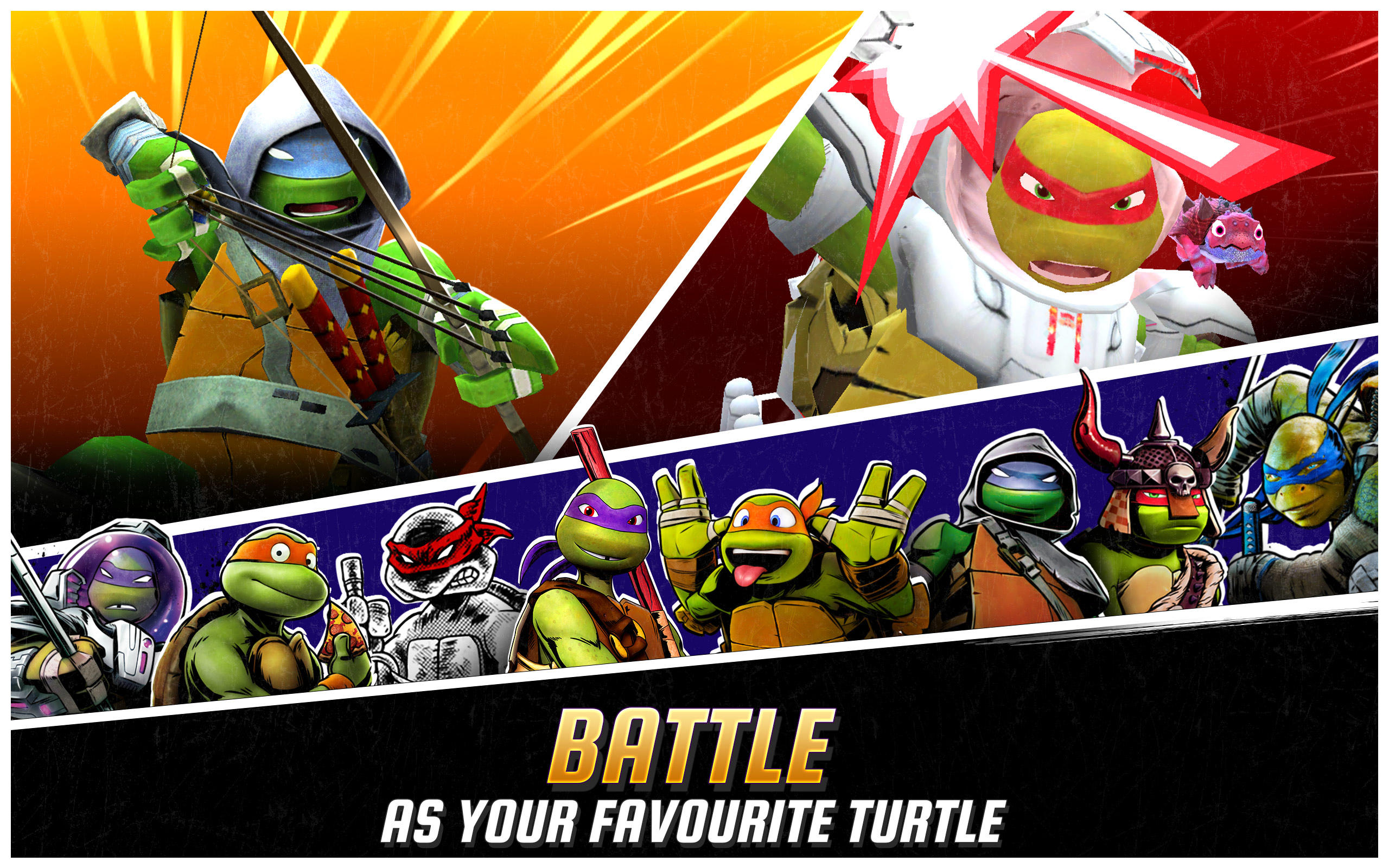 Ninja Turtles: Legends Game Screenshot