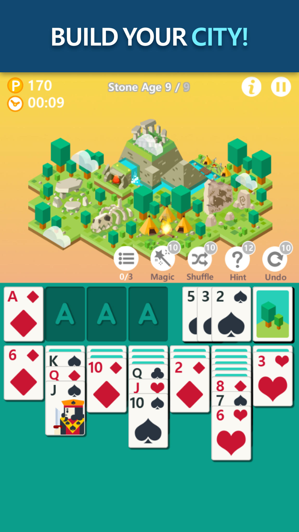 Screenshot 1 of Age of solitaire - Permainan Kartu 1.7.0