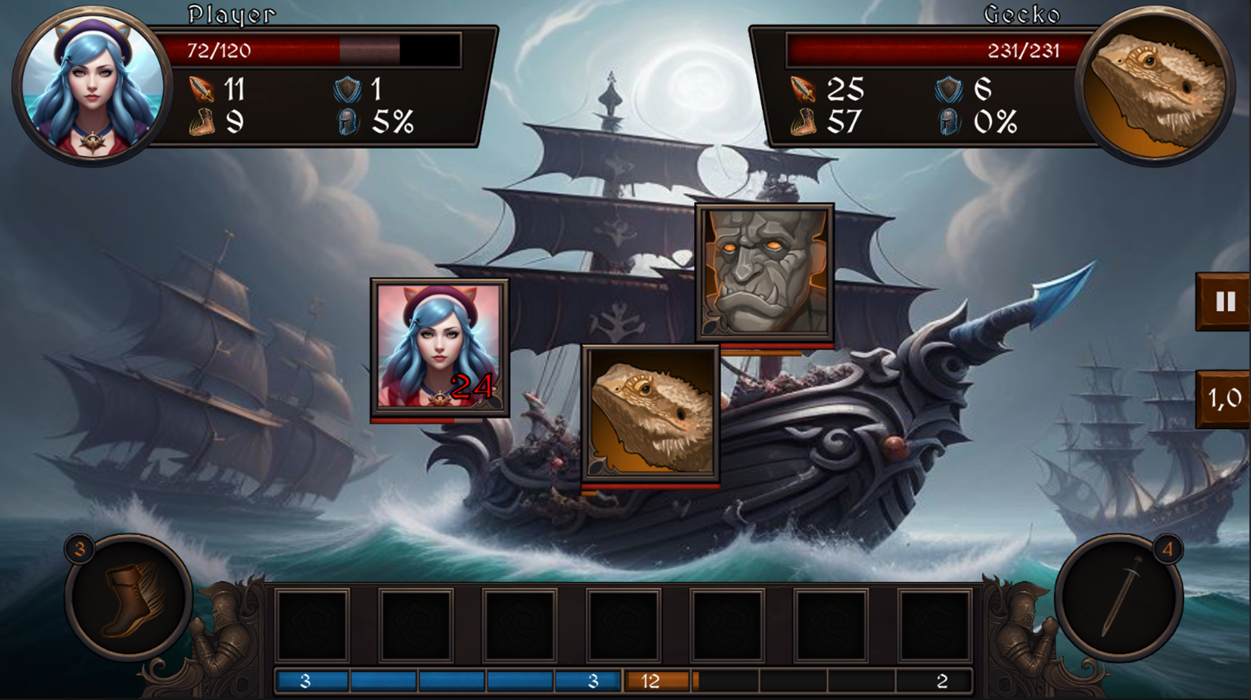 Pirate Dark: Survival RPG 2D Game Screenshot