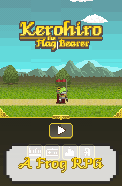 Kerohiro the Flag Bearer Game Screenshot
