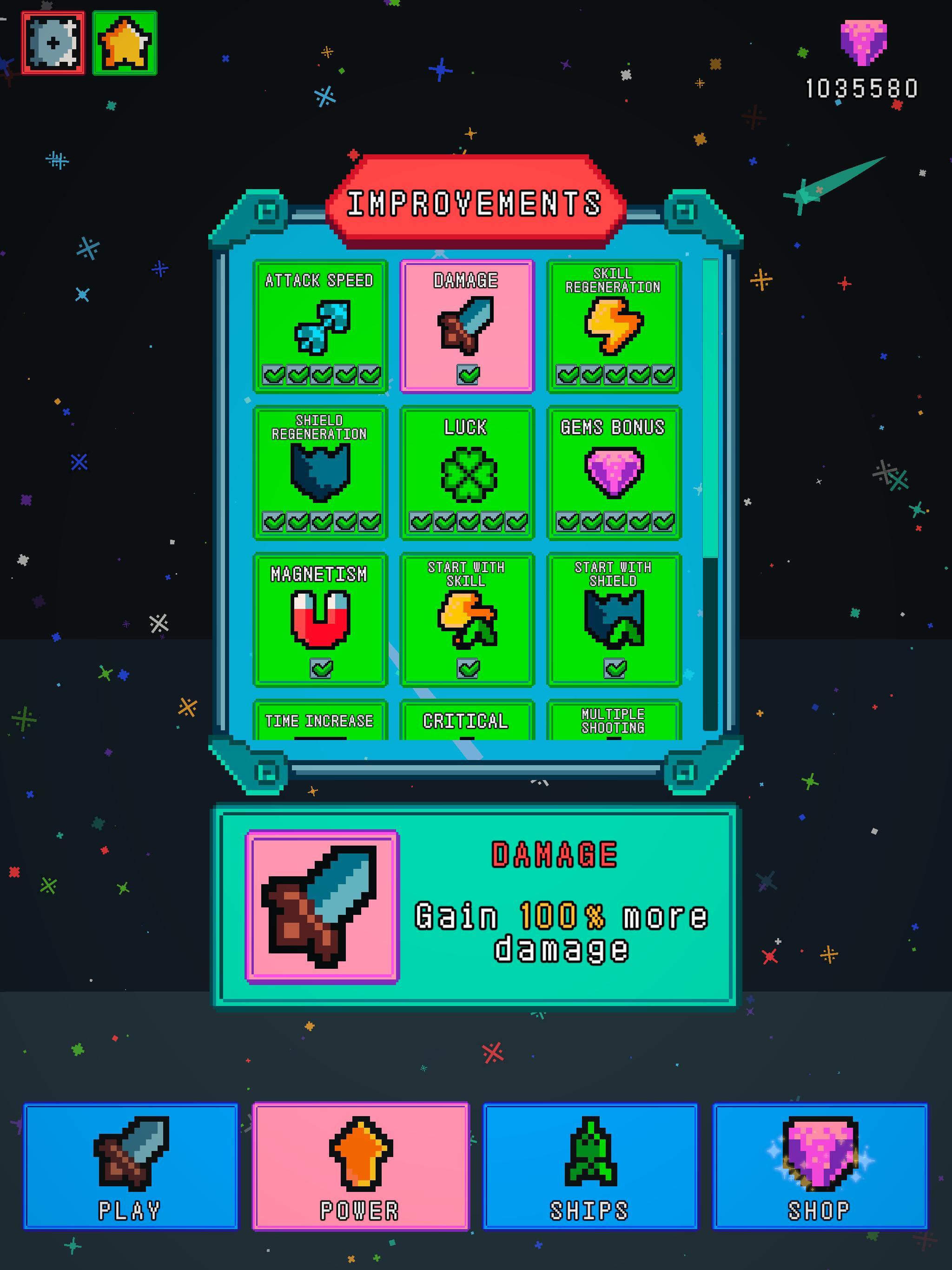 Captura de Tela do Jogo RETRO SPACE 2