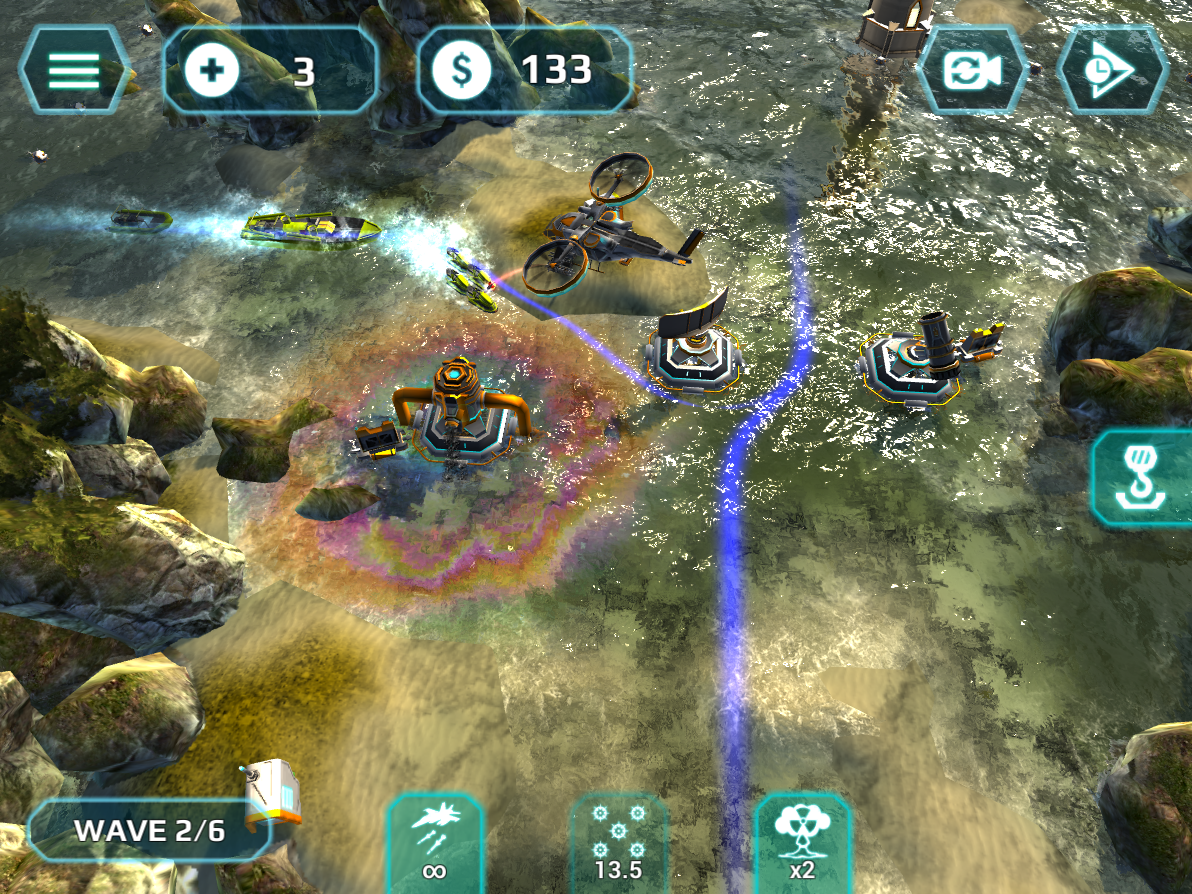 Скриншот игры Naval Storm TD