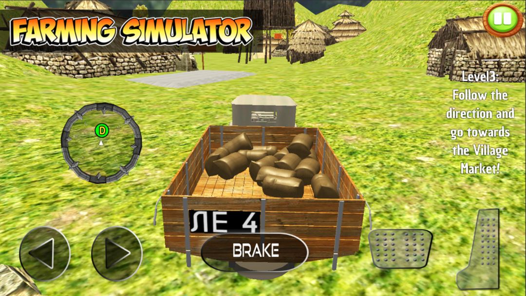 Village Farming: Tractor Game screenshot game
