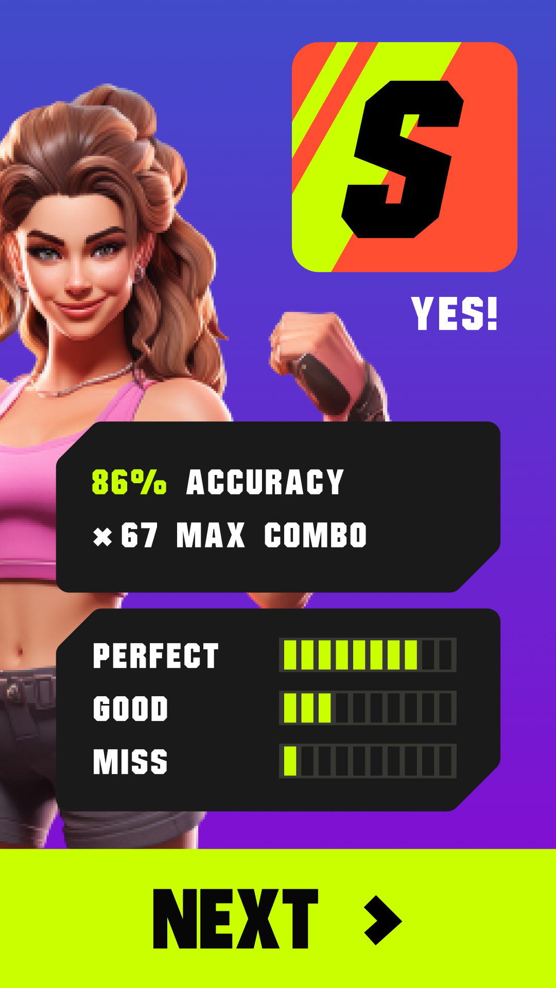 Screenshot of KAYO: Fitness Boxing Game