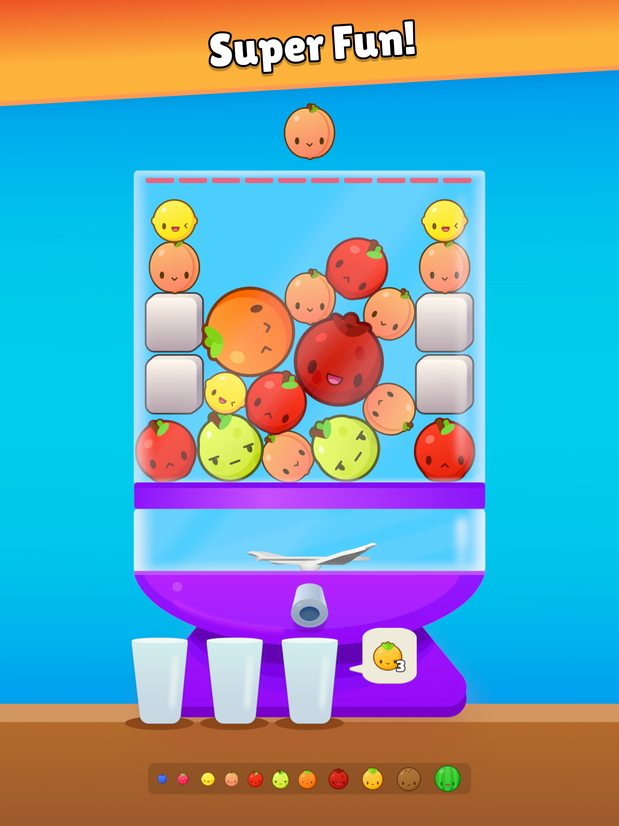 Cocktail Merge Game Screenshot