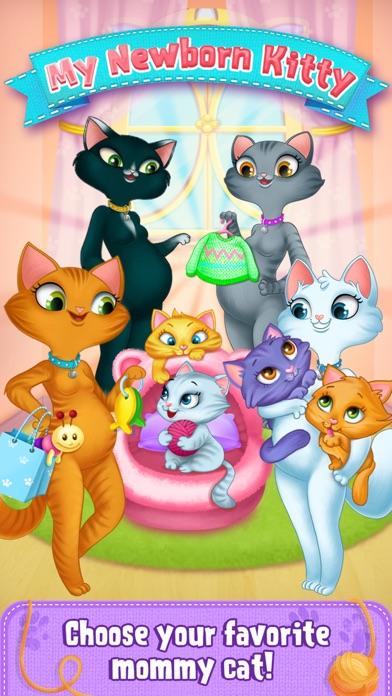 Cuplikan Layar Game My Newborn Kitty - Fluffy Care