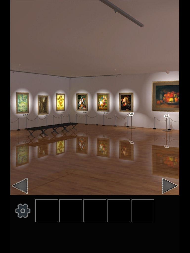 Escape from the Art Gallery. ภาพหน้าจอเกม