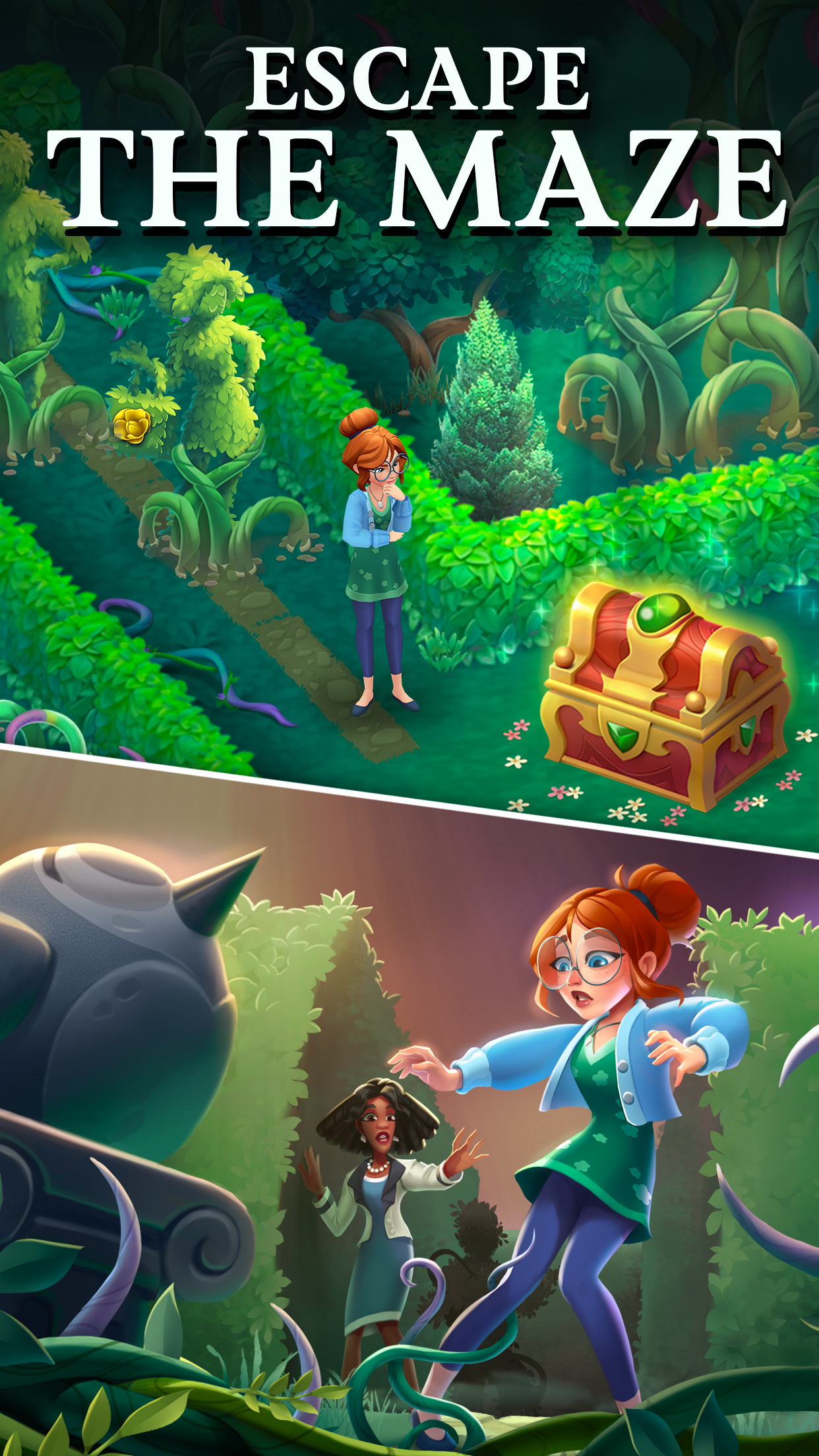 Merge Gardens Game Screenshot