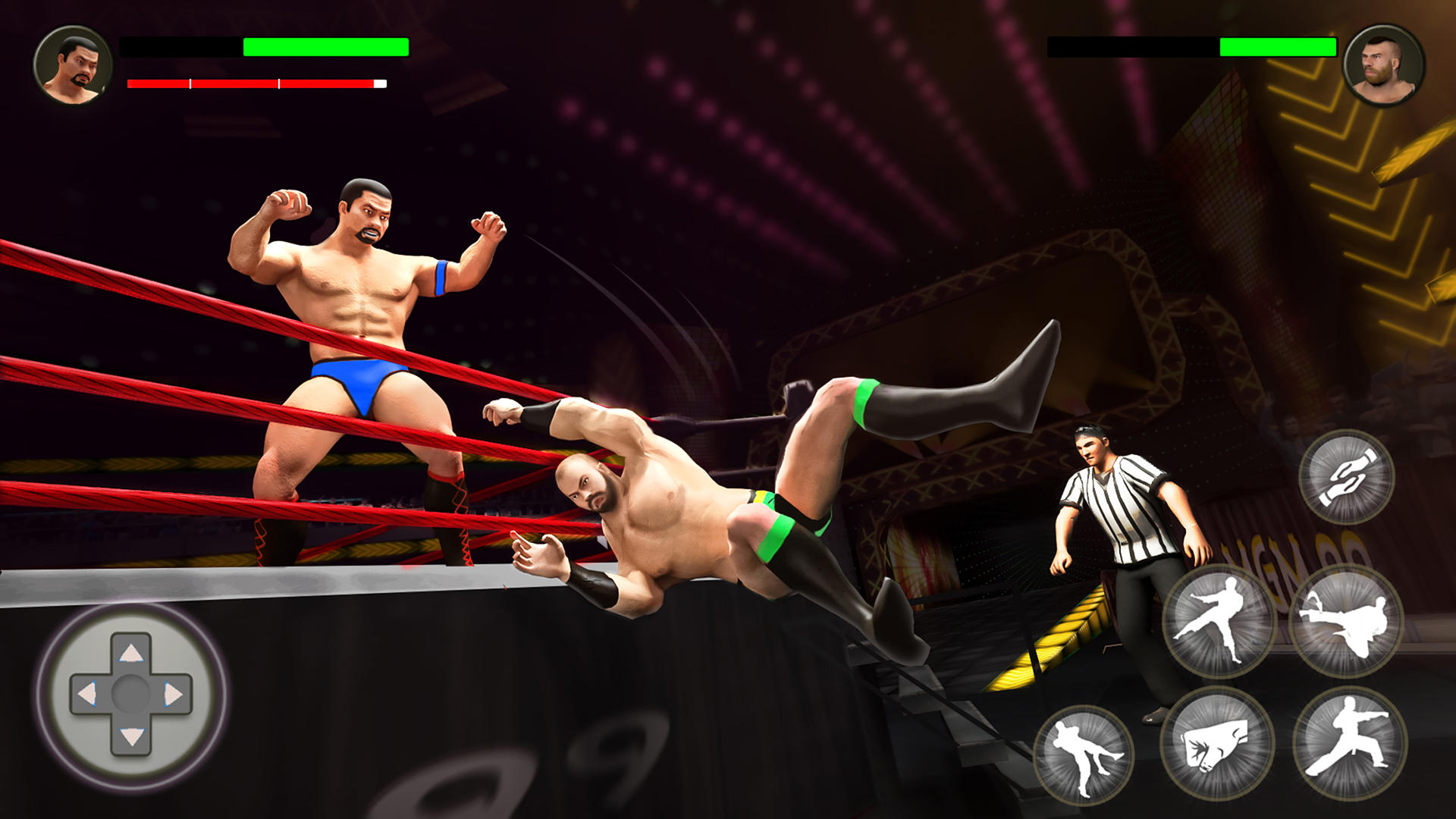 PRO Wrestling Fighting Game ภาพหน้าจอเกม