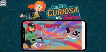 AGENT CURIOSA VS ROGUE ROBOTS Game Screenshot