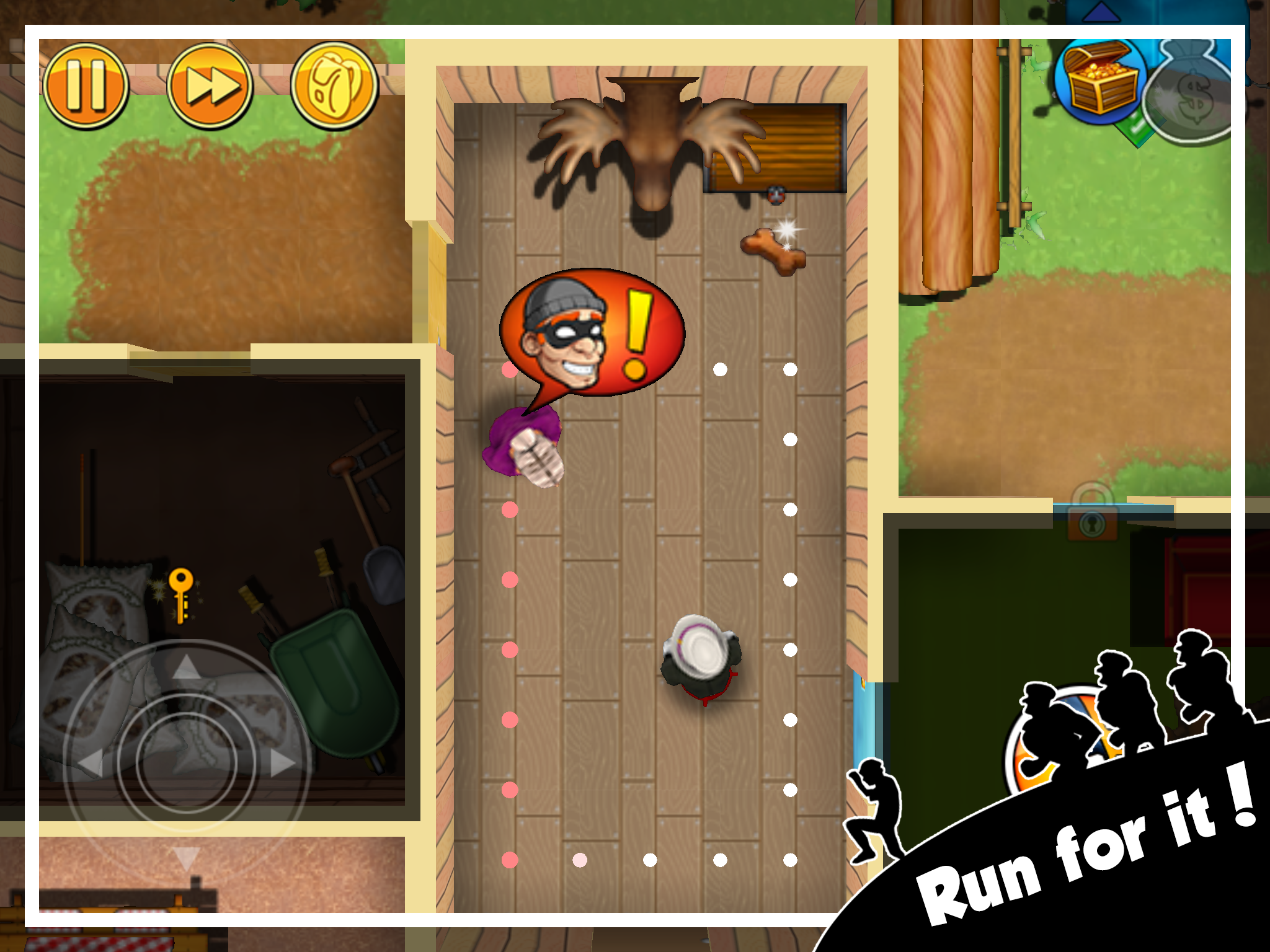 Robbery Bob - หลบหนีจากตำรวจ ภาพหน้าจอเกม