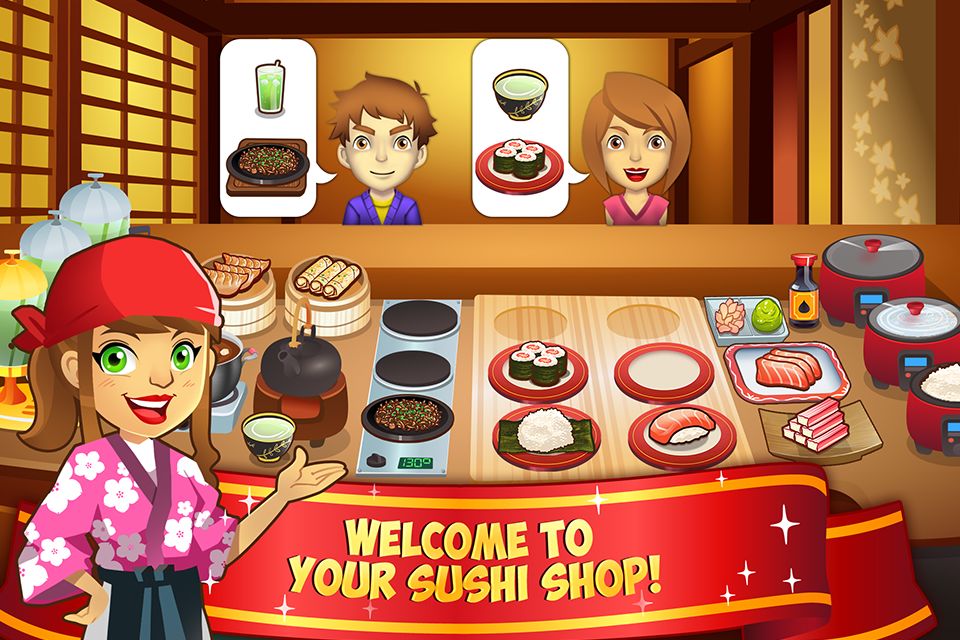 Screenshot of My Sushi Shop: Food Game