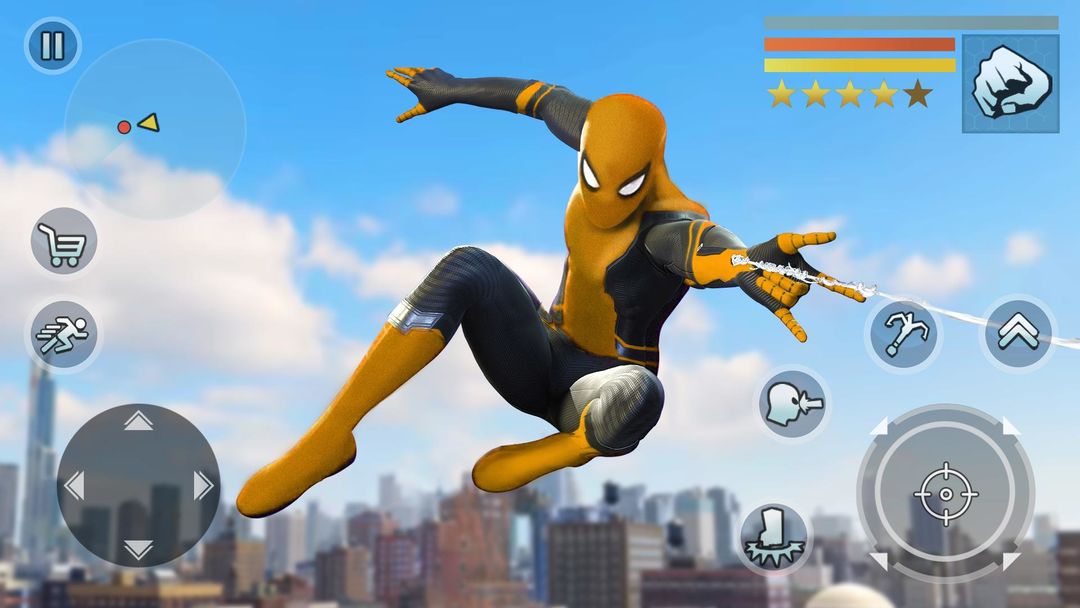 Super Spider Rope Hero - Strange Gangstar Vegas screenshot game