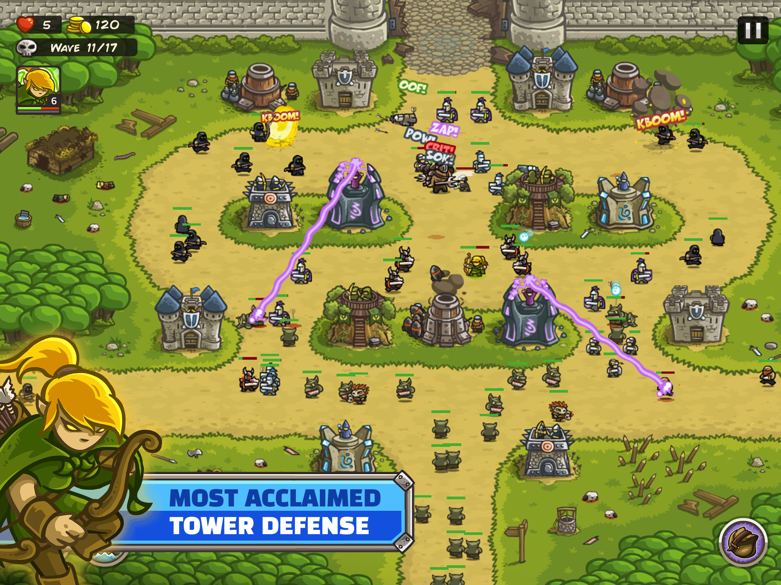 Kingdom Rush Tower Defense TD Game Screenshot