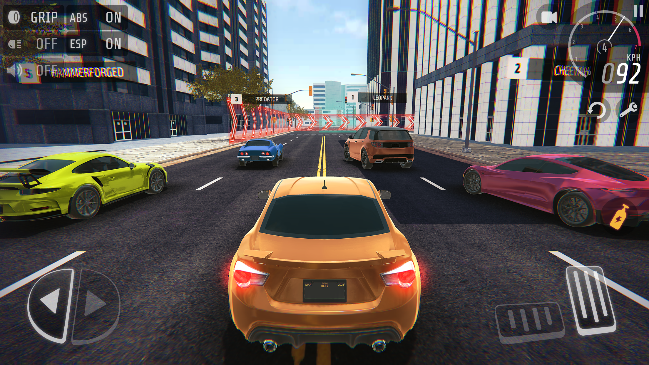 Screenshot 1 of 니트로 스피드 자동차 경주 게임 0.6.0