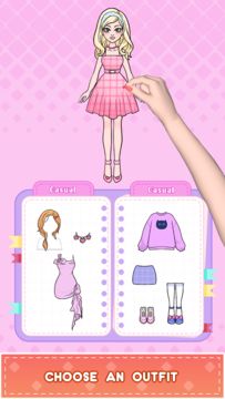DIY Paper Doll: Dress Up Diary Game Screenshot