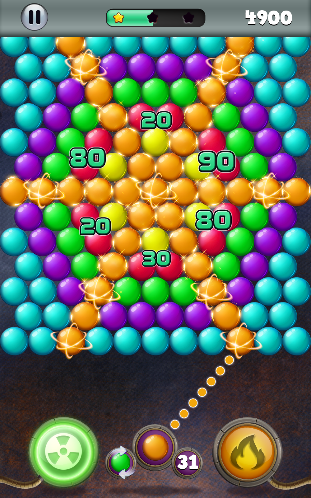Screenshot of Smash Bubbles