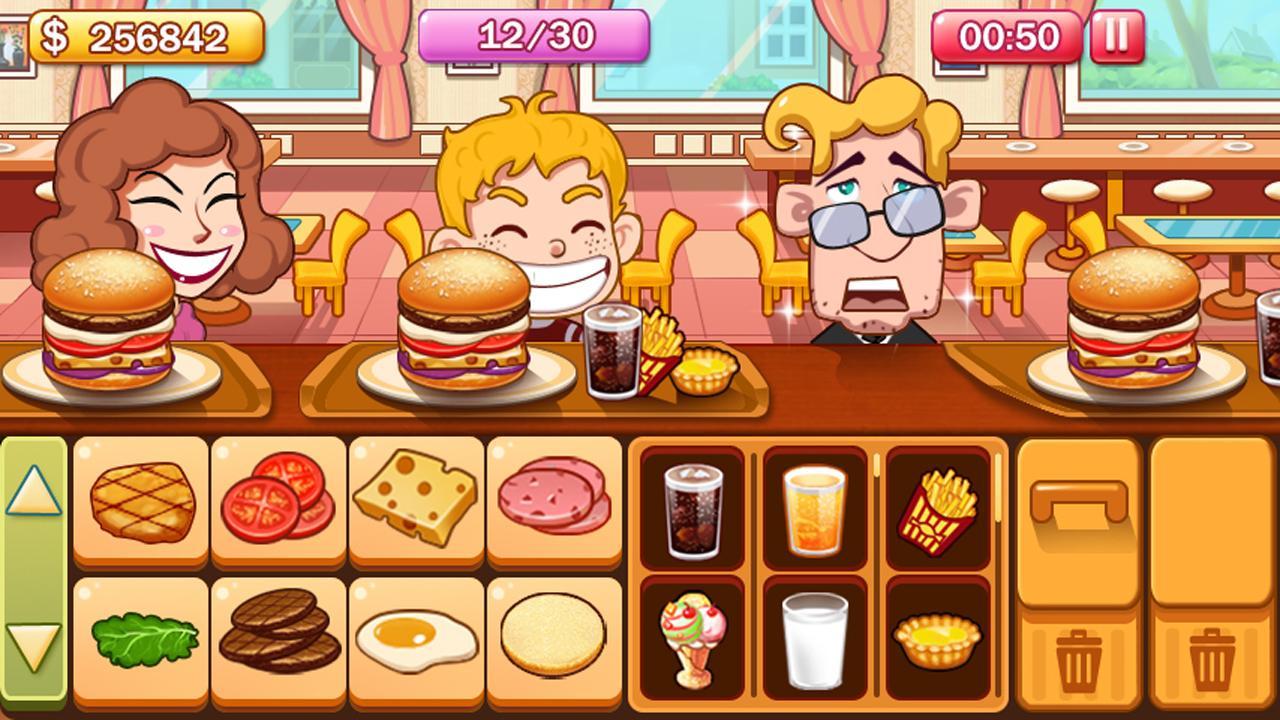 Burger Tycoon Game Screenshot