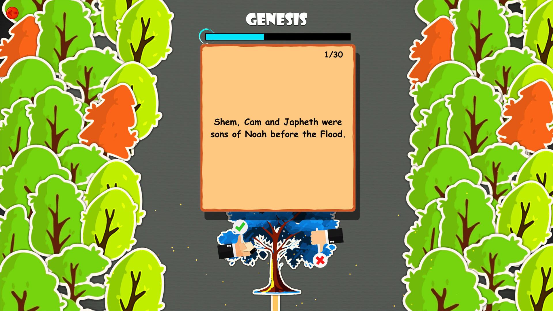 Bible Trivia screenshot game