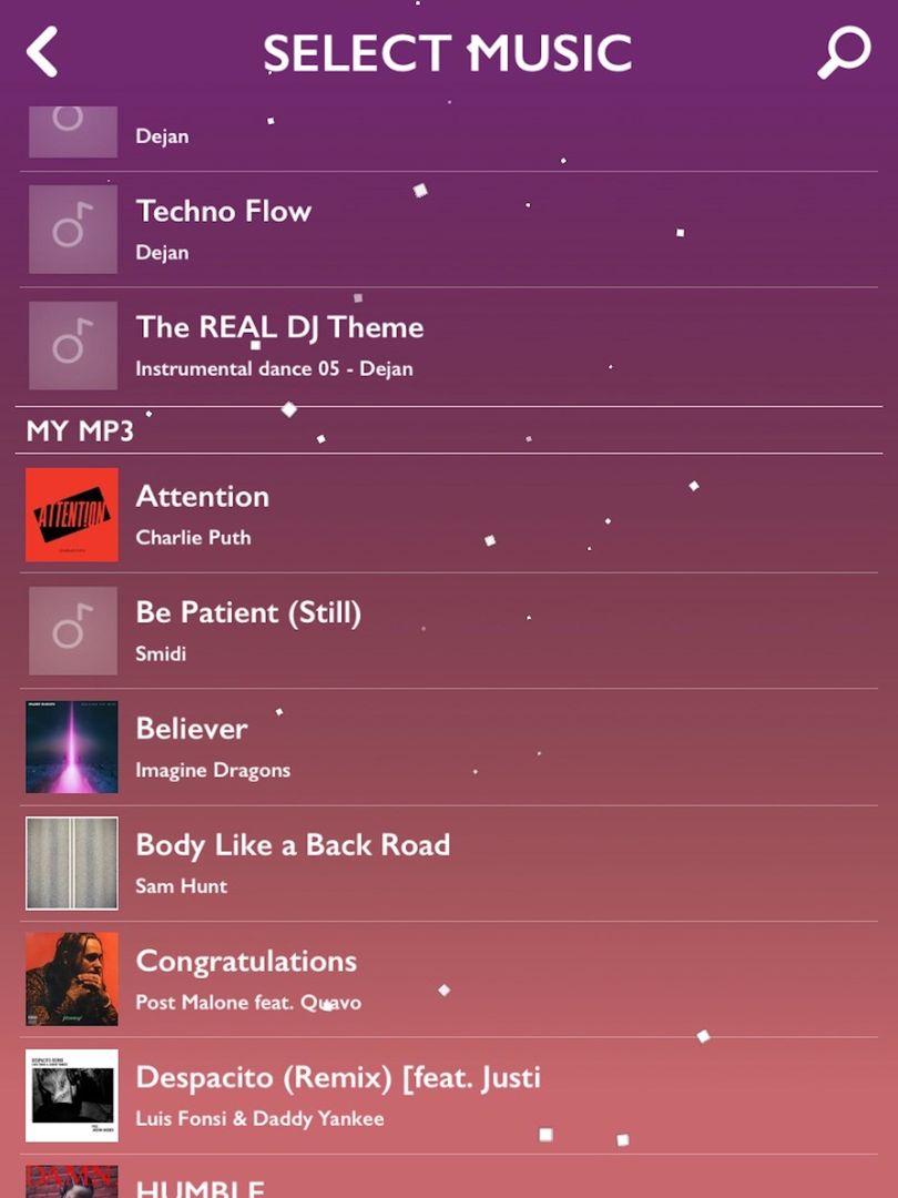 Screenshot of MELOBEAT - Awesome Piano & MP3 Rhythm Game