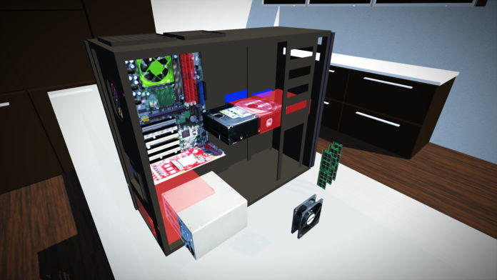 Screenshot 1 of Simulatore di costruzione per PC domestico 