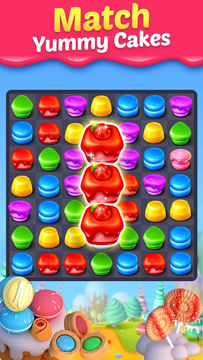Cake Match 4 Game Screenshot