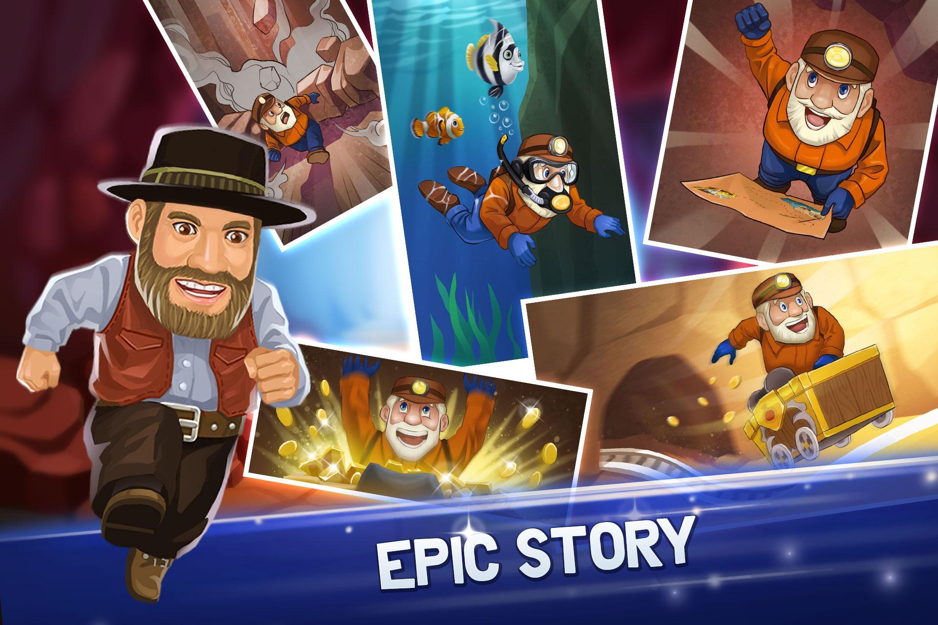 Gold Miner World Tour: Gold Rush Mining Adventure 遊戲截圖