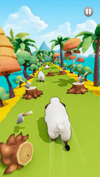 Sheep Run Endless Runner Game Screenshot
