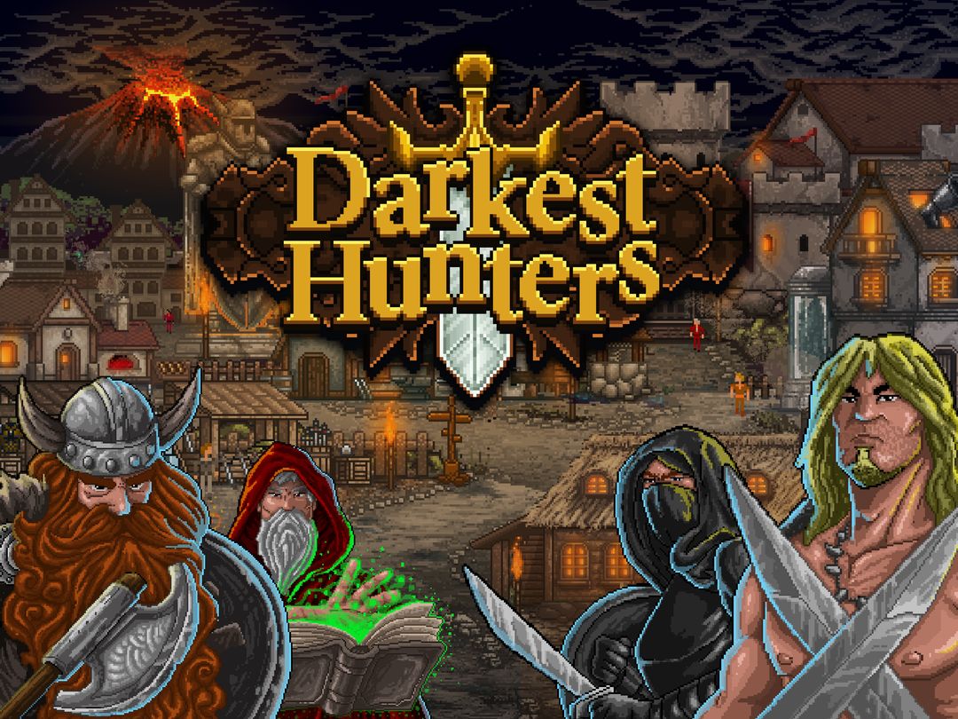 Darkest Hunters: Retro RPG with PVP Multiplayer遊戲截圖
