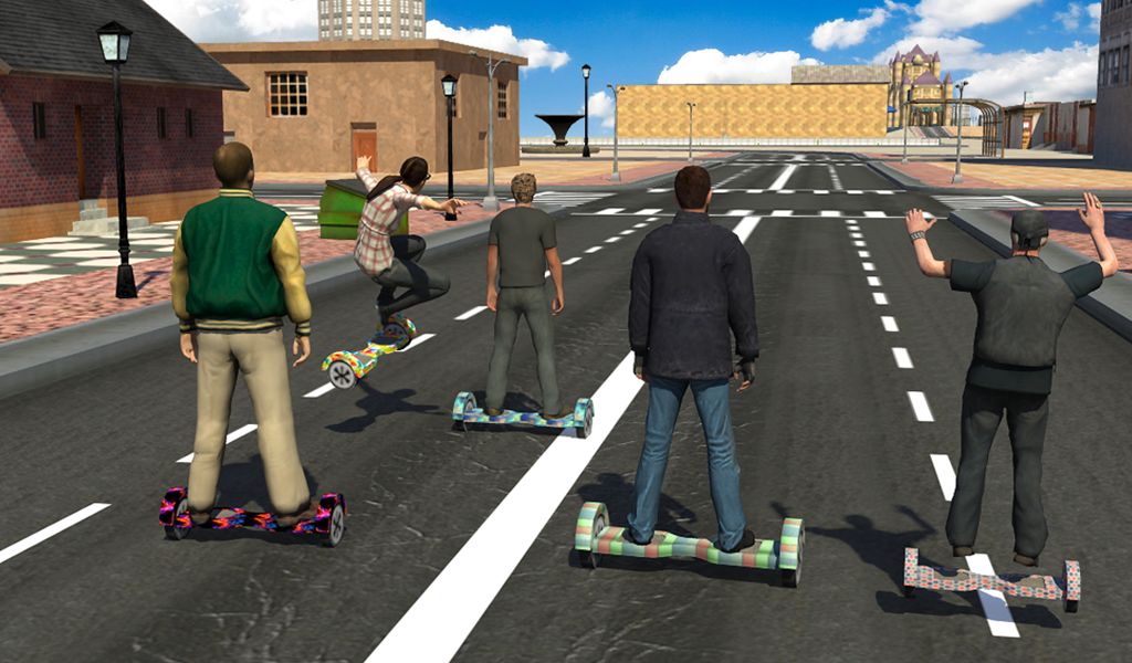 Screenshot of Hoverboard Rider: Extreme Race