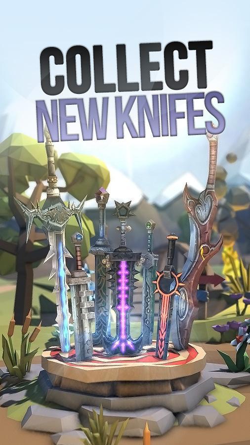 Flip Knife 3D: Knife Throwing Game ゲームのスクリーンショット