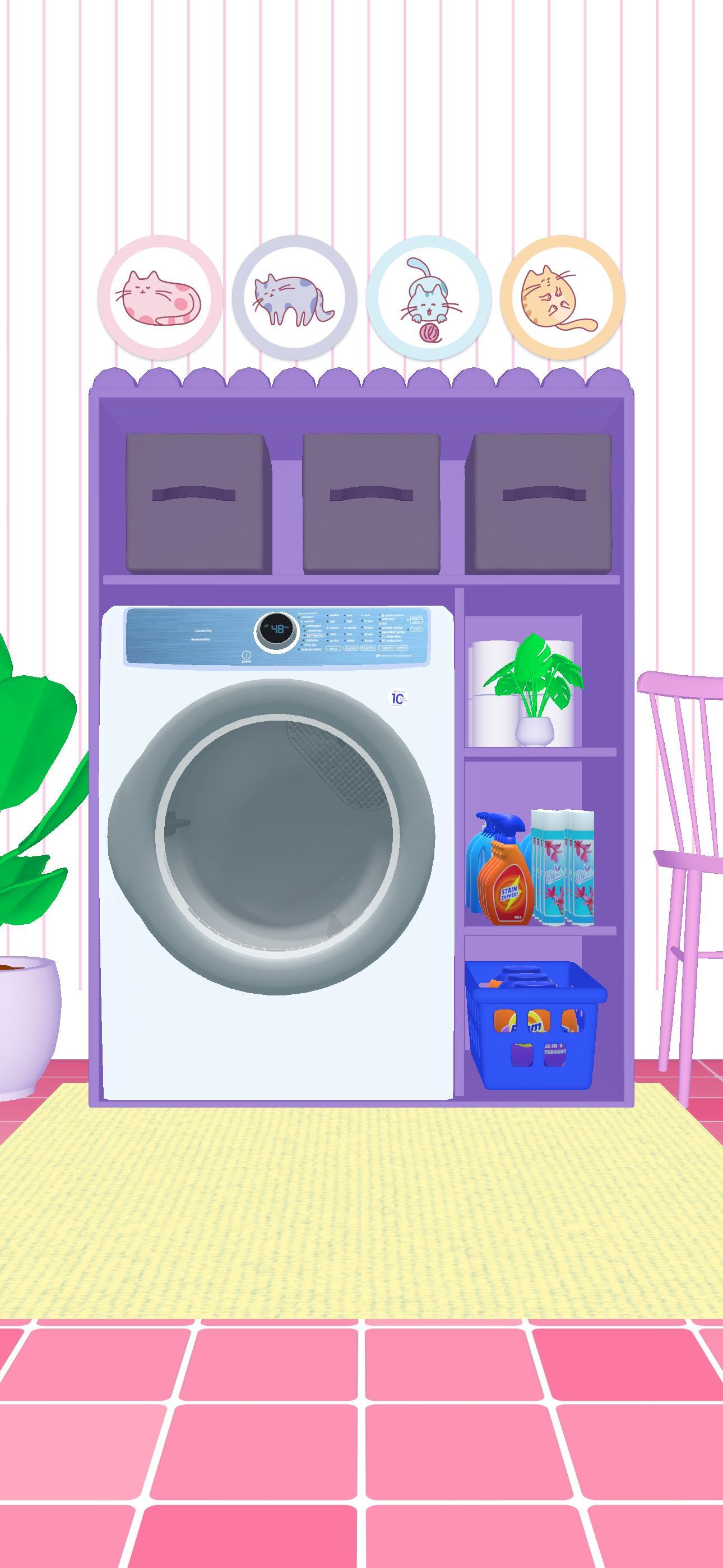 Cuplikan Layar Game Laundry Restock D.I.Y.