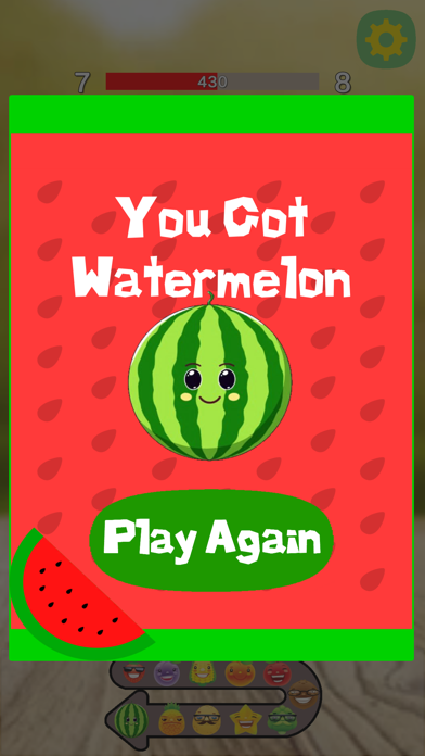 Watermelon game Merge 2048 Game Screenshot