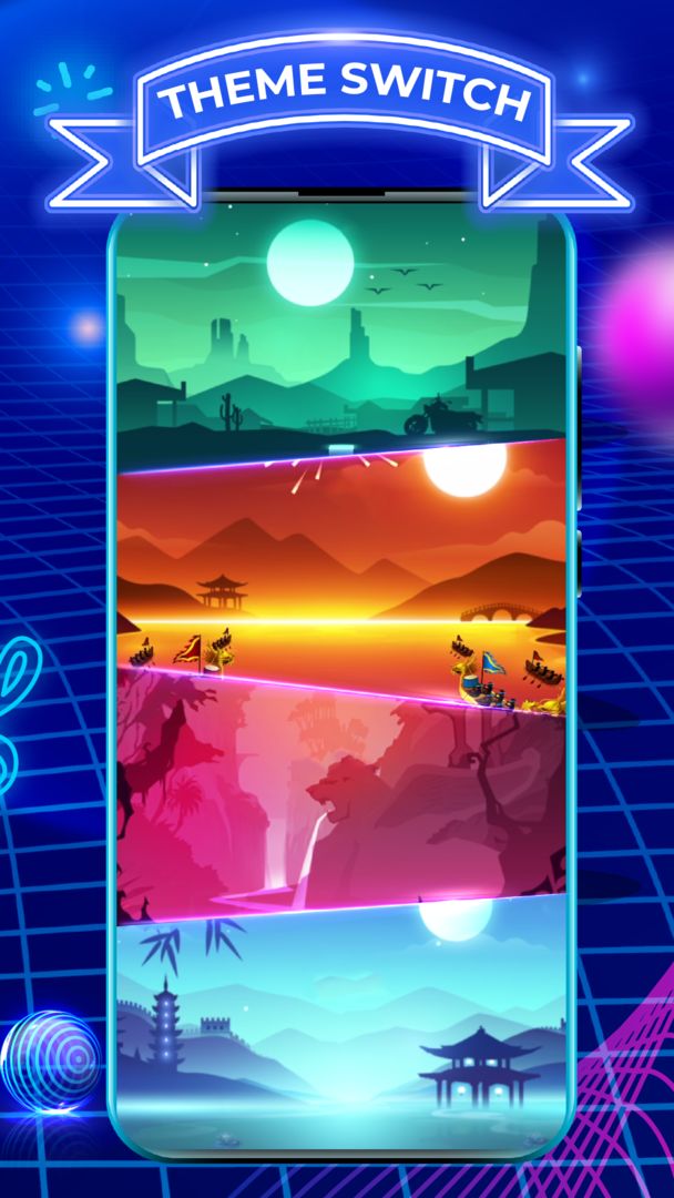 Tiles Hop: EDM Rush screenshot game