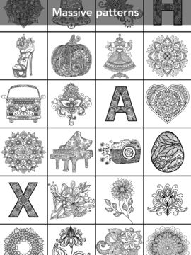 Mandala Coloring Book Game Screenshot