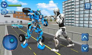 Police Car Robot Superhero ภาพหน้าจอเกม