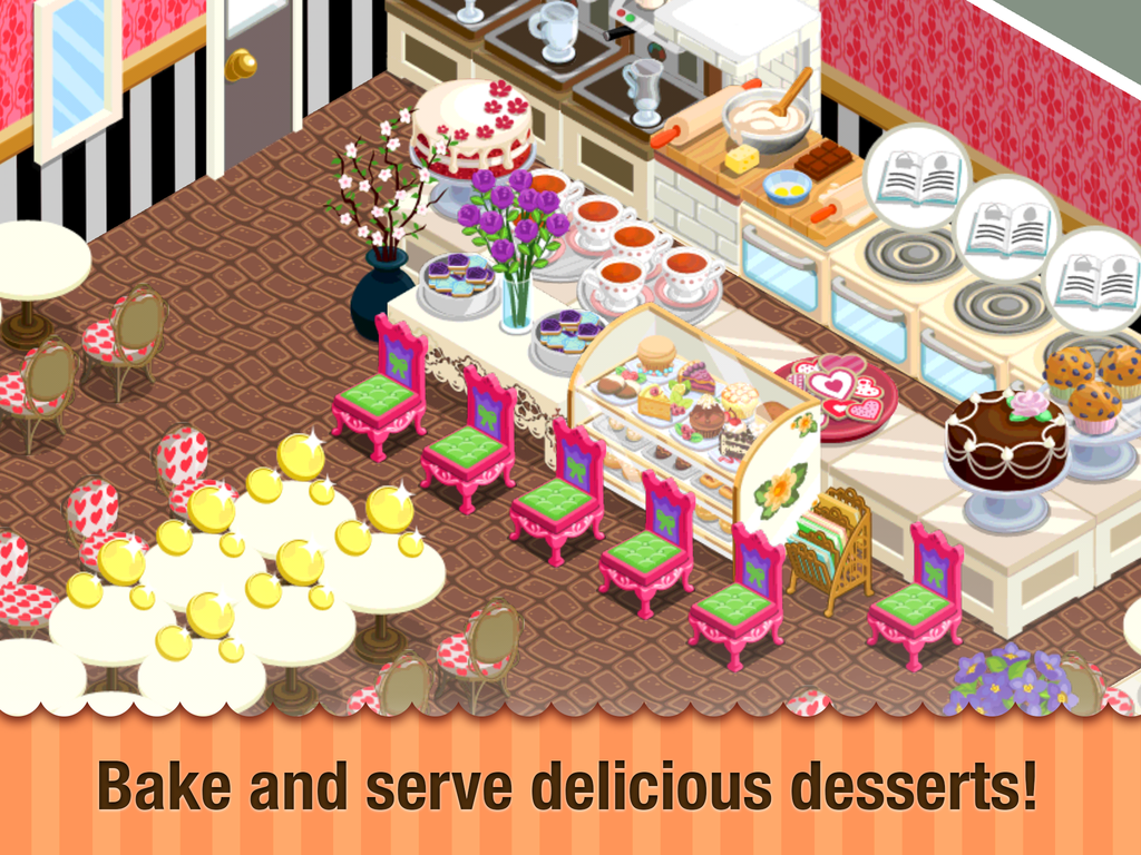 Bakery Story: Cats Cafe Game Screenshot