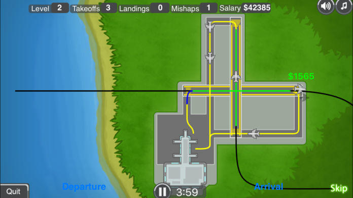 Airport Madness Mobile Game Screenshot