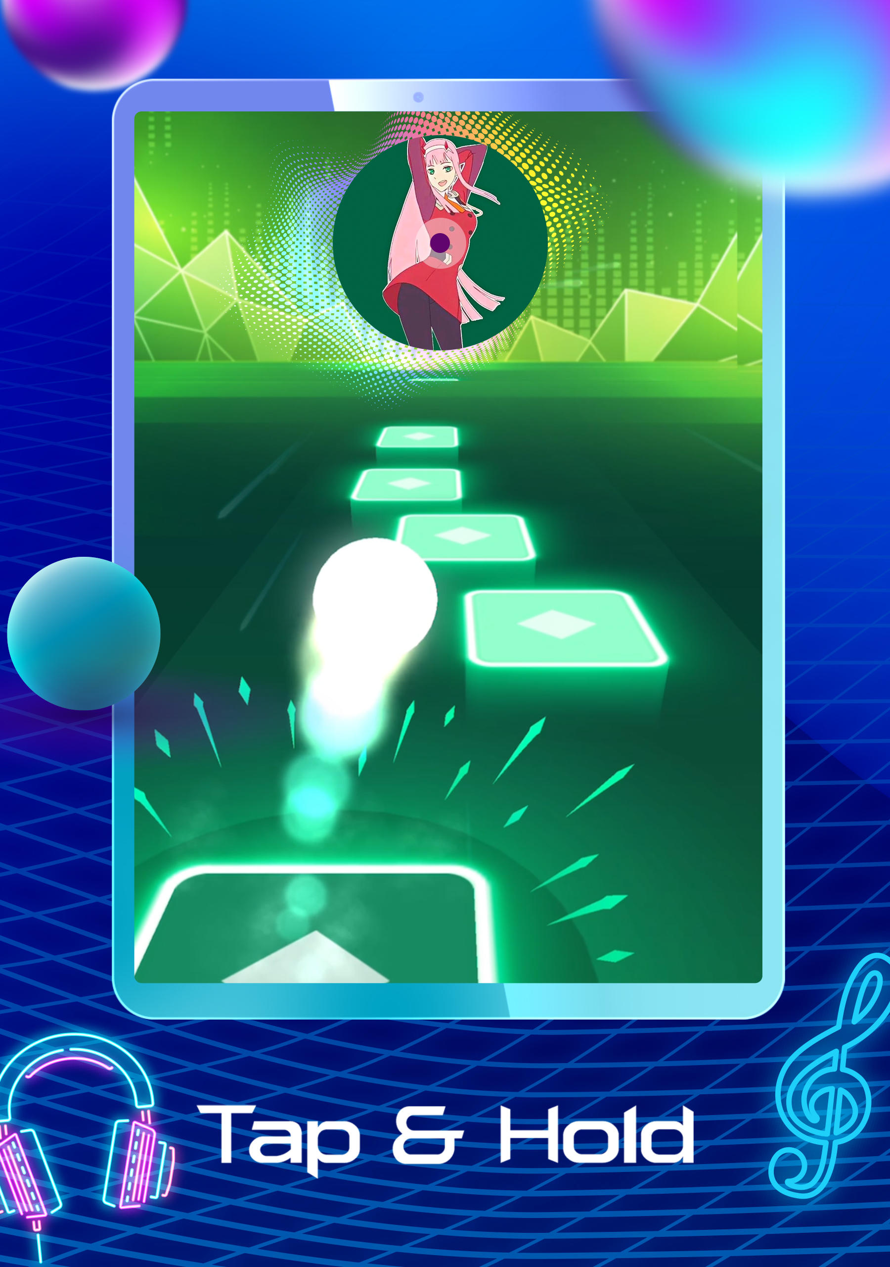 Tiles Hop Music & Ball Game Game Screenshot