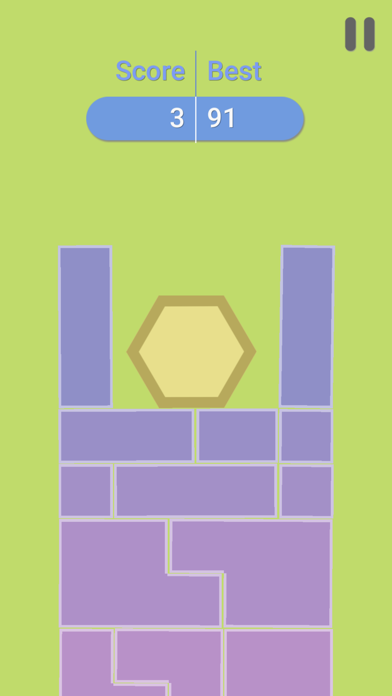 Screenshot 1 of Hexagon Tower Balance Blocks 