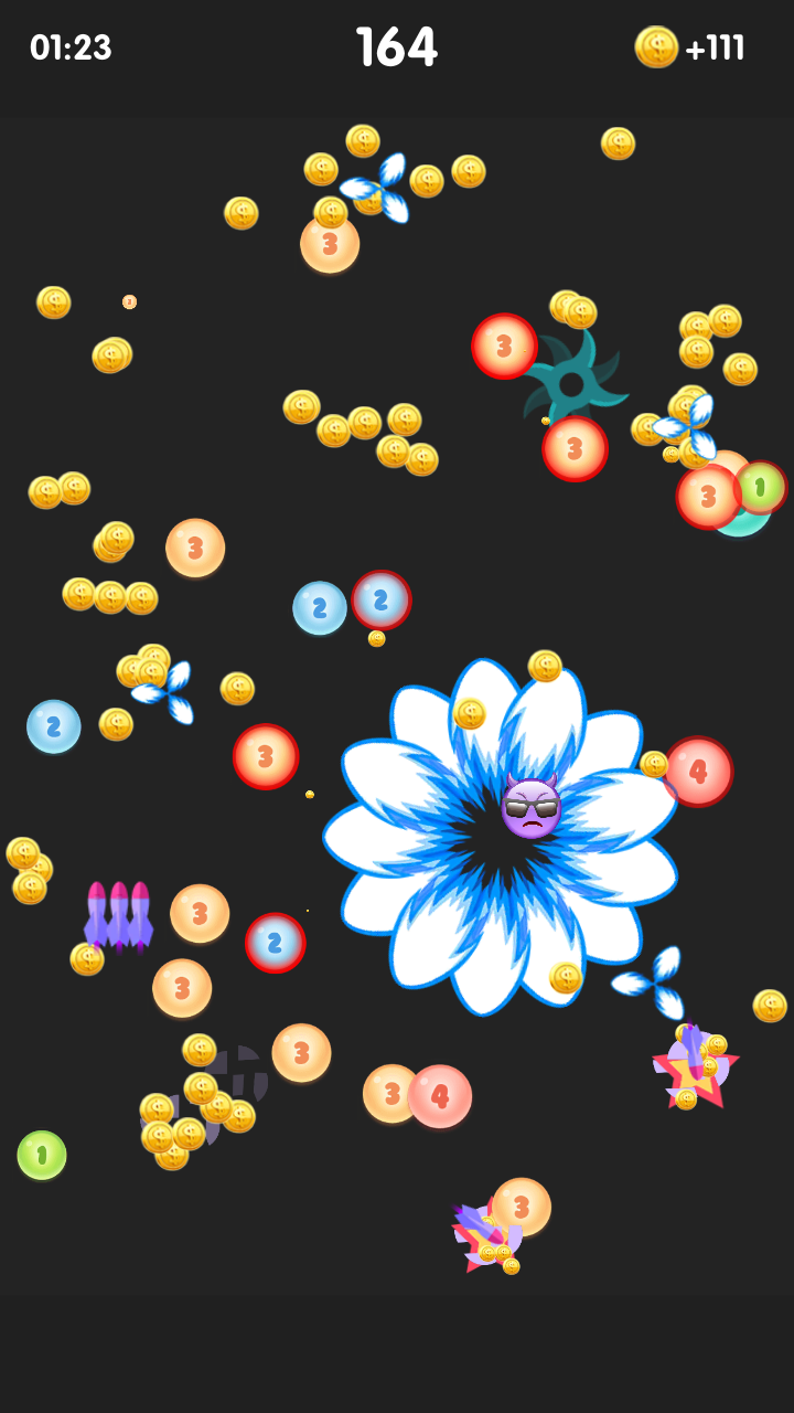 数字弹球 ゲームのスクリーンショット