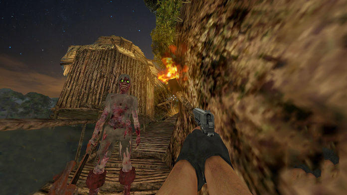 Screenshot 1 of VR Walking Death Zombie - Menembak Zombie Jahat di DeadLand 