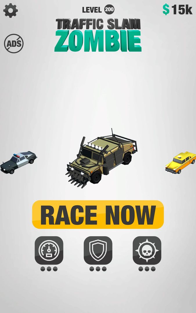 Screenshot of Traffic Slam Zombie Racing