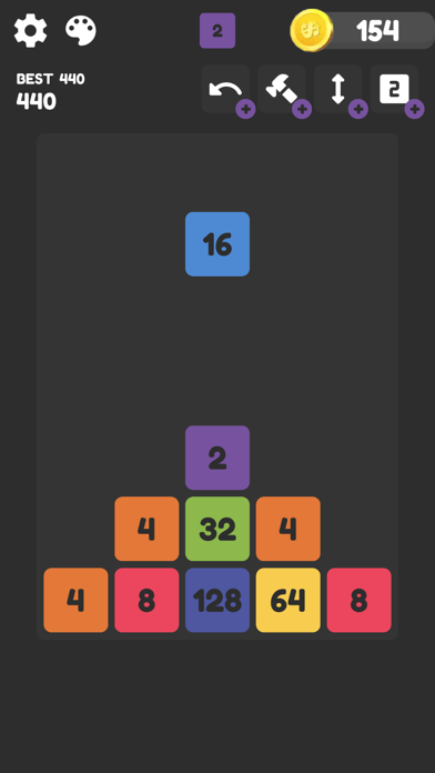 2248 Puzzle Number Blocks x2 Game Screenshot